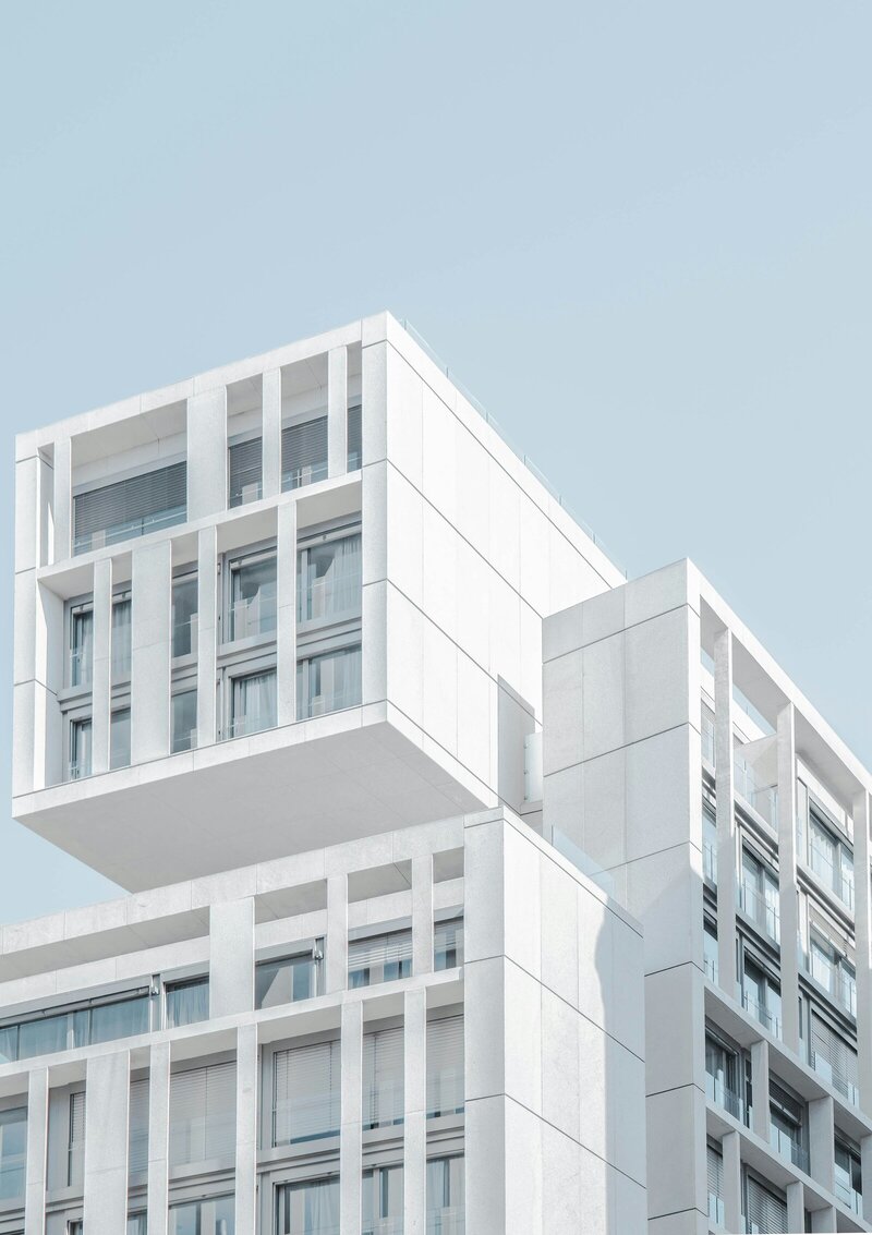 Edificio bianco moderno